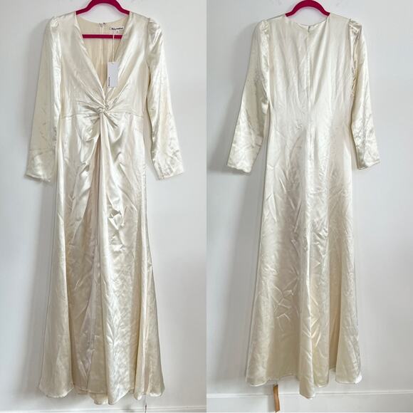 FINAL PRICE Reformation Delphi Silk Dress - Picture 4 of 15